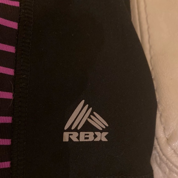 LG RBX Pink/Black Thick Stretchy Performance Tank w/Sports-Bra. Reflect RBX Logo - Picture 5 of 13